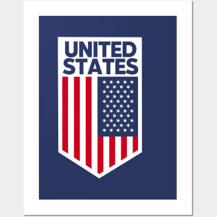 United State Flag Emblem Posters and Art
